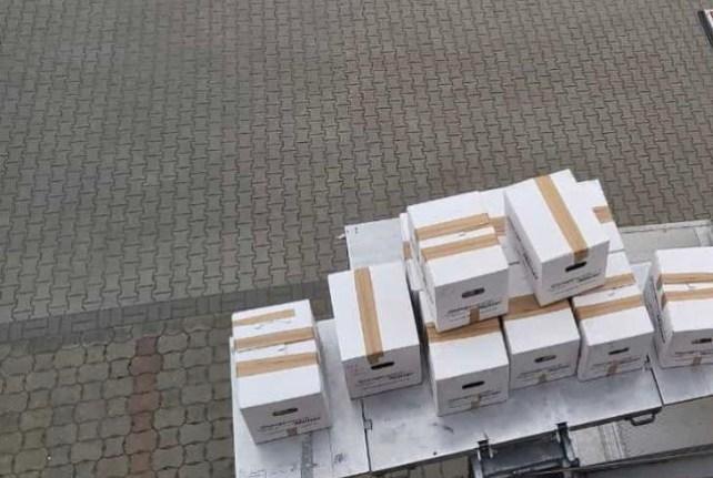 Behördenumzug in Drebach mit einem Möbellift